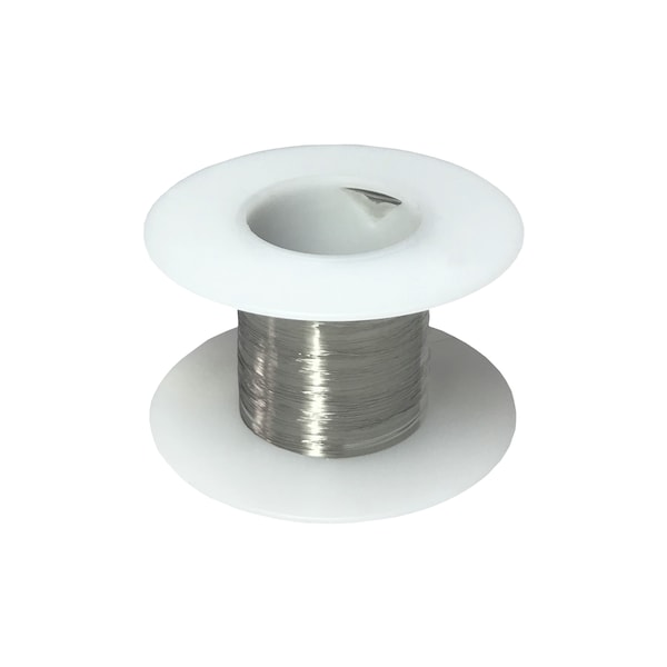Stainless Steel 316L Wire, 40 AWG Gauge, 0.0031 in Diameter, 100 Feet